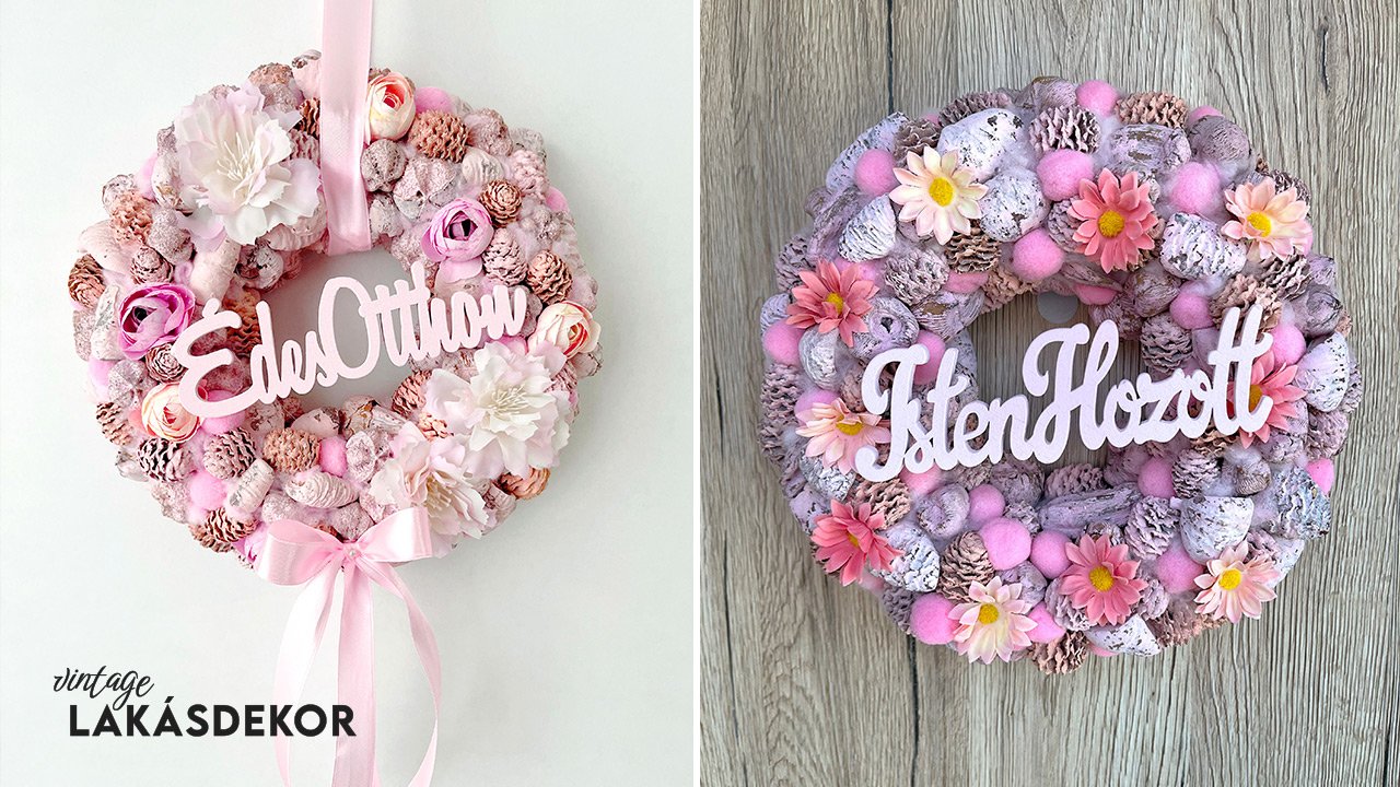 Feliratós ajtódíszek 